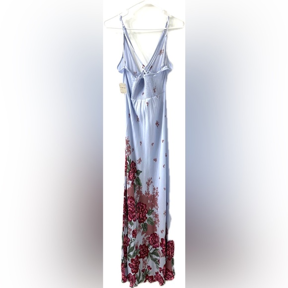 NWT Free People Hydrangea Combo Maxi Dress - Picture 12 of 12